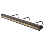 House of Troy - TR36-MB/AB - Five Light Picture Light - Classic Traditional - Mahogany Bronze with Antique Brass Accents