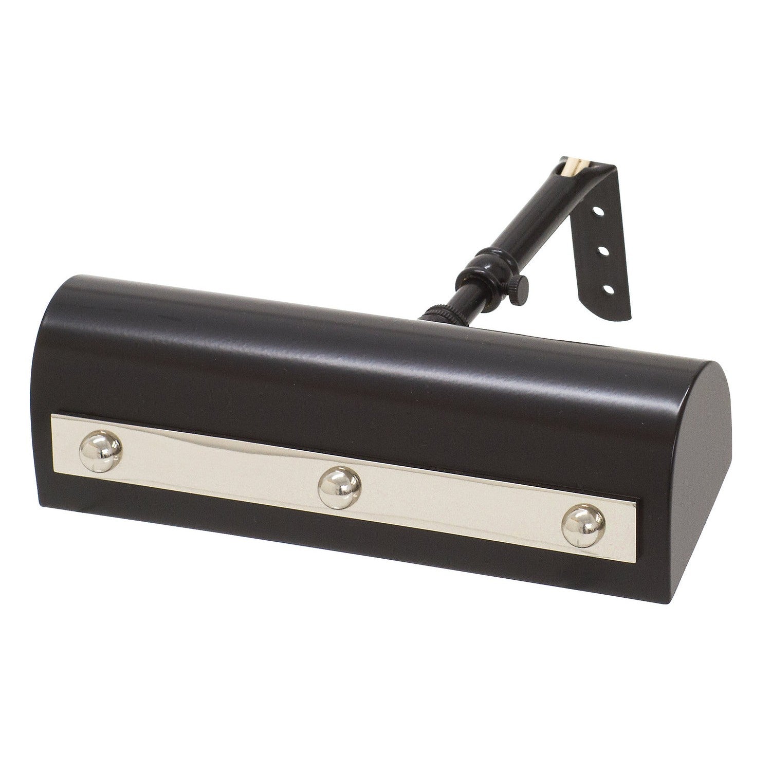 House of Troy - TR8-BLK/PN - One Light Picture Light - Classic Traditional - Black with Polished Nickel Accents