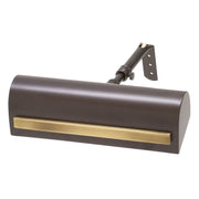 House of Troy - TS8-MB/AB - One Light Picture Light - Classic Traditional - Mahogany Bronze with Antique Brass Accents