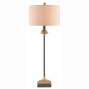 Currey and Company - 6334 - One Light Table Lamp - Pinegrove Brass Table Lamp - Antique Brass/Black