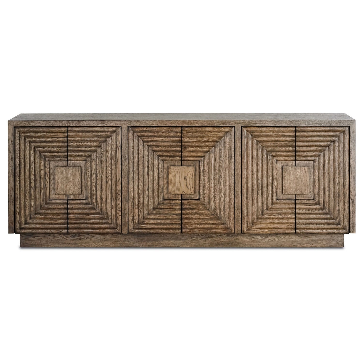 Currey and Company - 3252 - Credenza - Morombe Collection - Distressed Cocoa