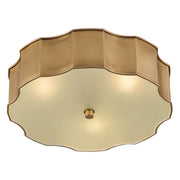 Currey and Company - 9999-0001 - LED Flush Mount - Wexford Collection - Antique Brass