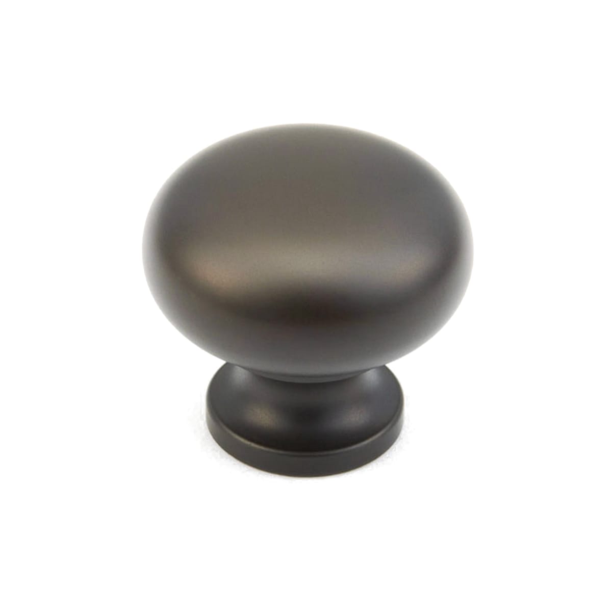 Baroque 1-1/4" Solid Brass Traditional Mushroom Round Smooth Luxury Cabinet Knob / Drawer Knob