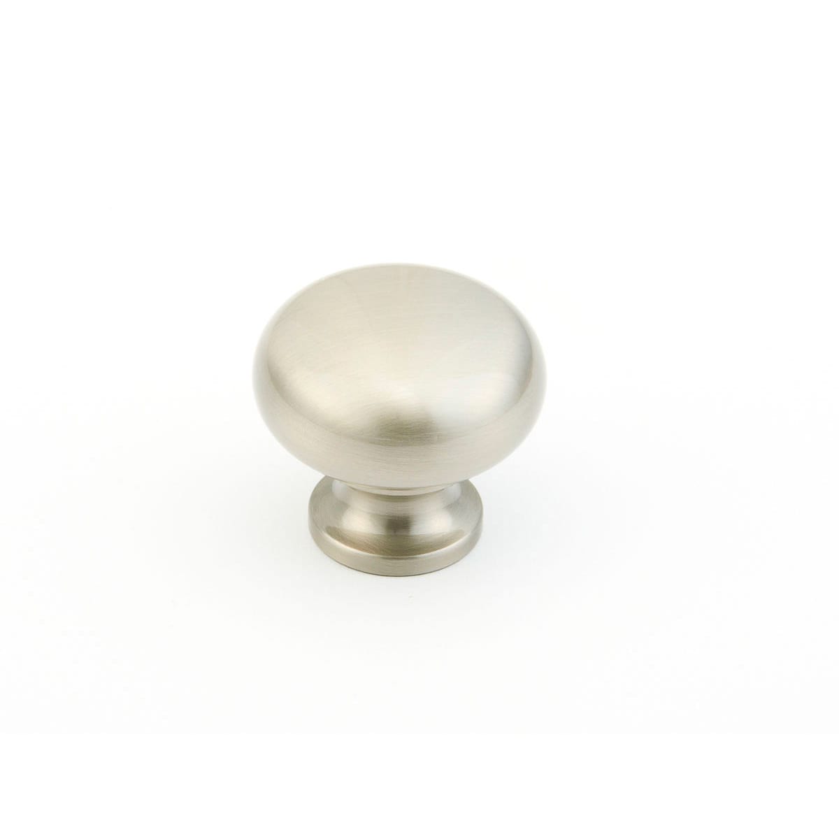 2 Pack5 - Traditional Designs 1-1/4" Smooth Round Mushroom Solid Brass Cabinet Knobs