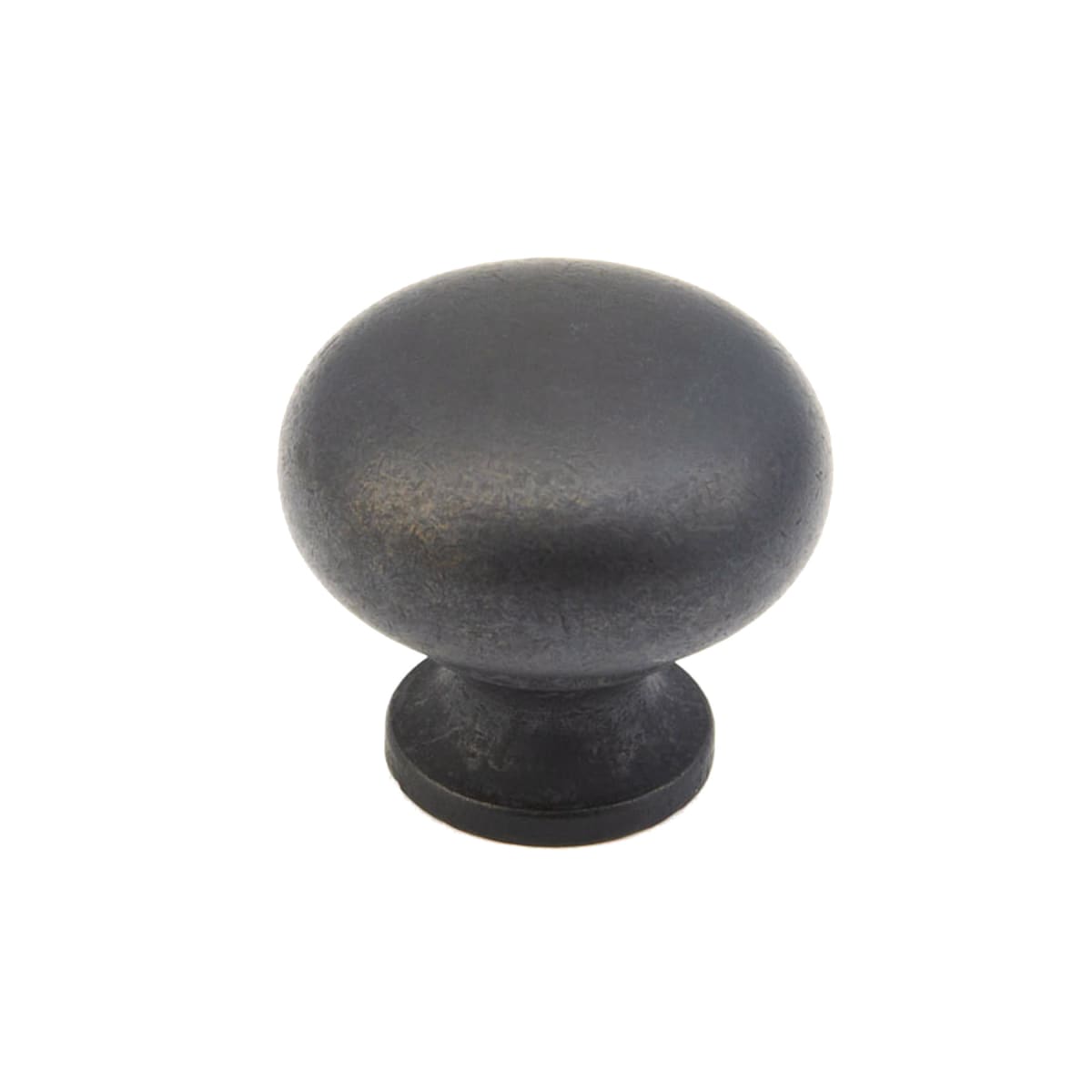 Baroque 1-1/4" Solid Brass Traditional Mushroom Round Smooth Luxury Cabinet Knob / Drawer Knob
