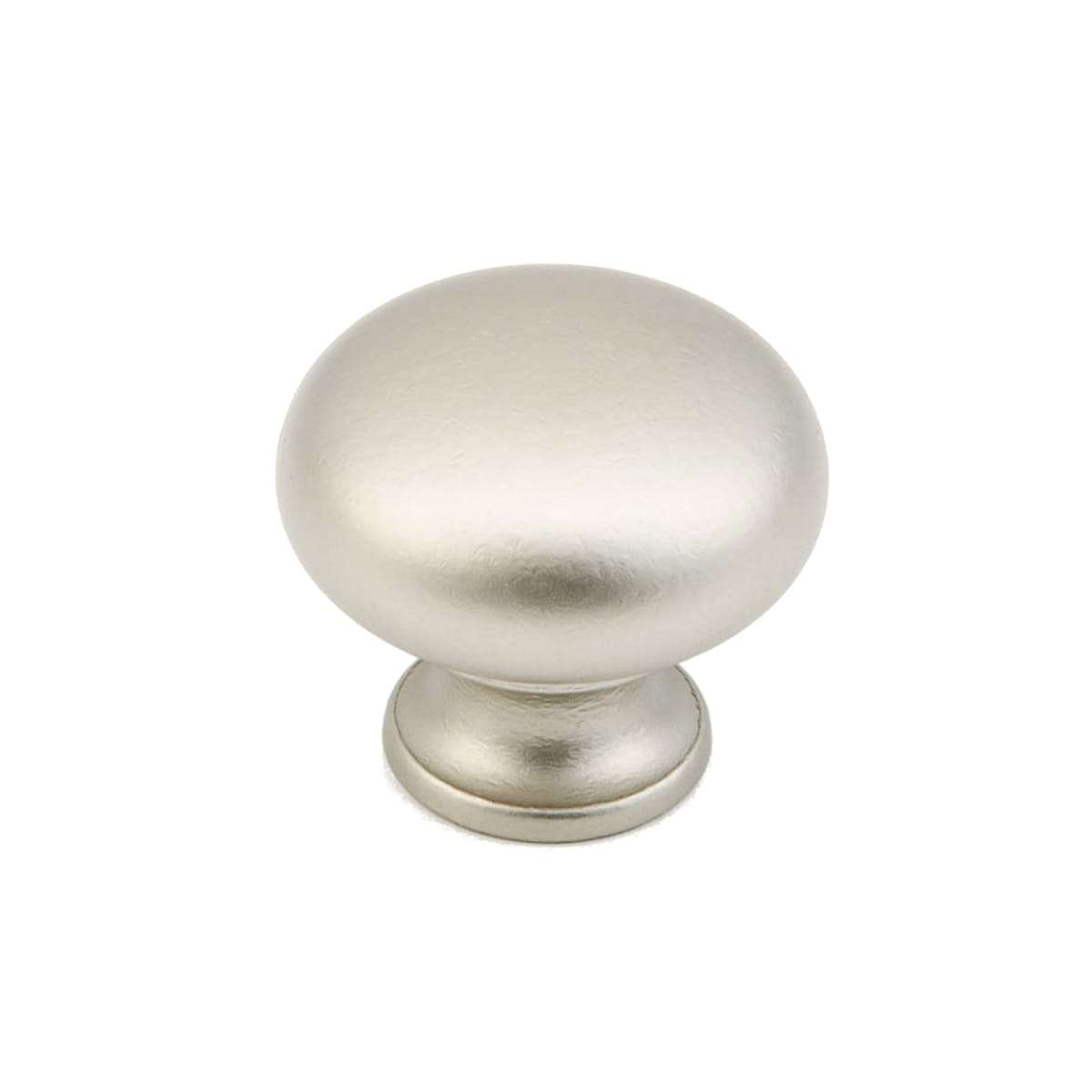 Baroque 1-1/4" Solid Brass Traditional Mushroom Round Smooth Luxury Cabinet Knob / Drawer Knob