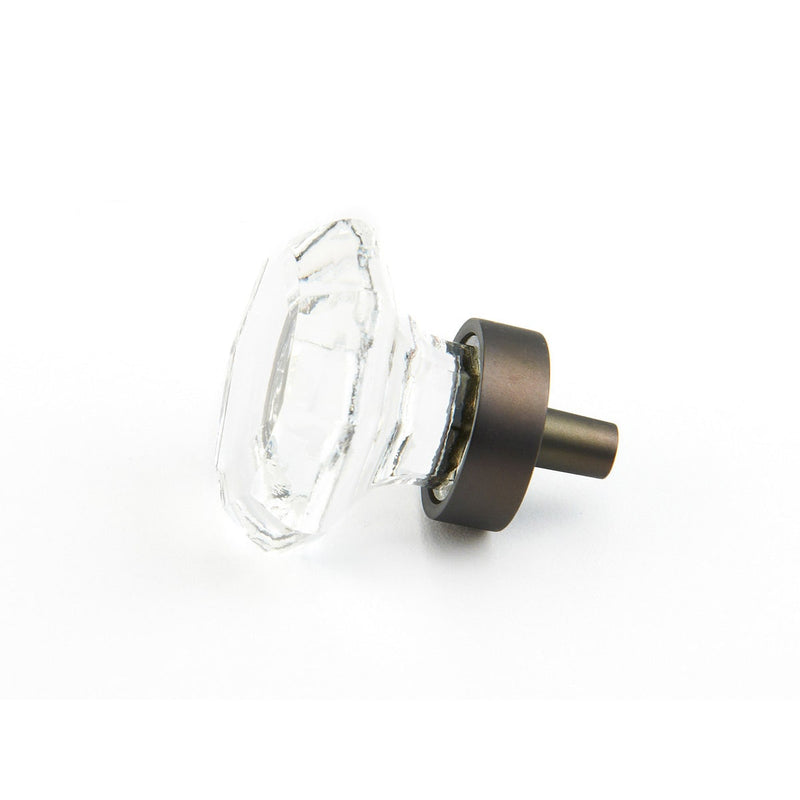 Schaub and Company - 71-C-BZ-10PACK - Stargaze Pack of (10) - 1-1/8" Traditional Crystal Mini Cabinet Knobs / Drawer Knobs in Bronze with Clear Crystal
