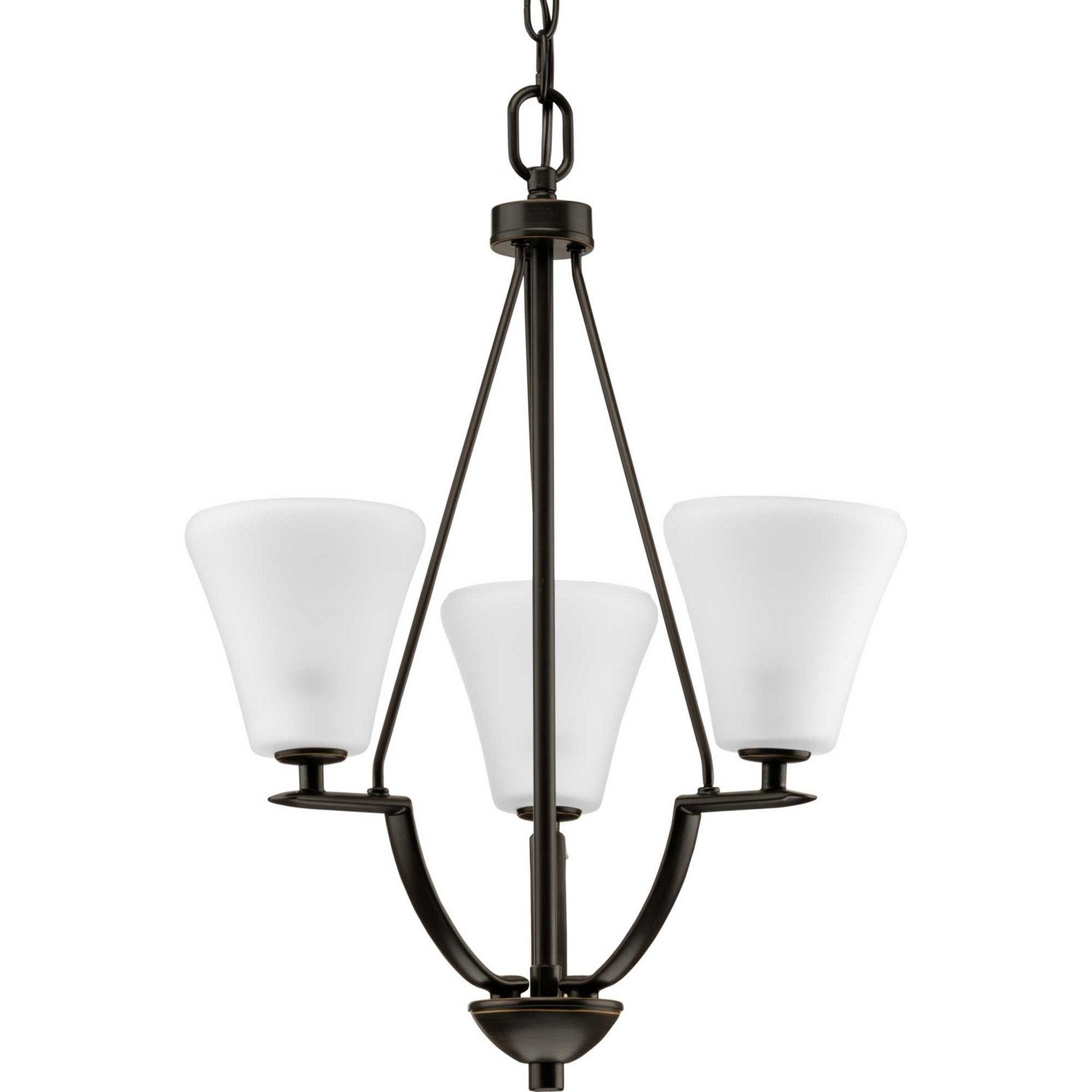Progress Lighting - P3821-20W - Three Light Foyer Pendant - Bravo - Antique Bronze
