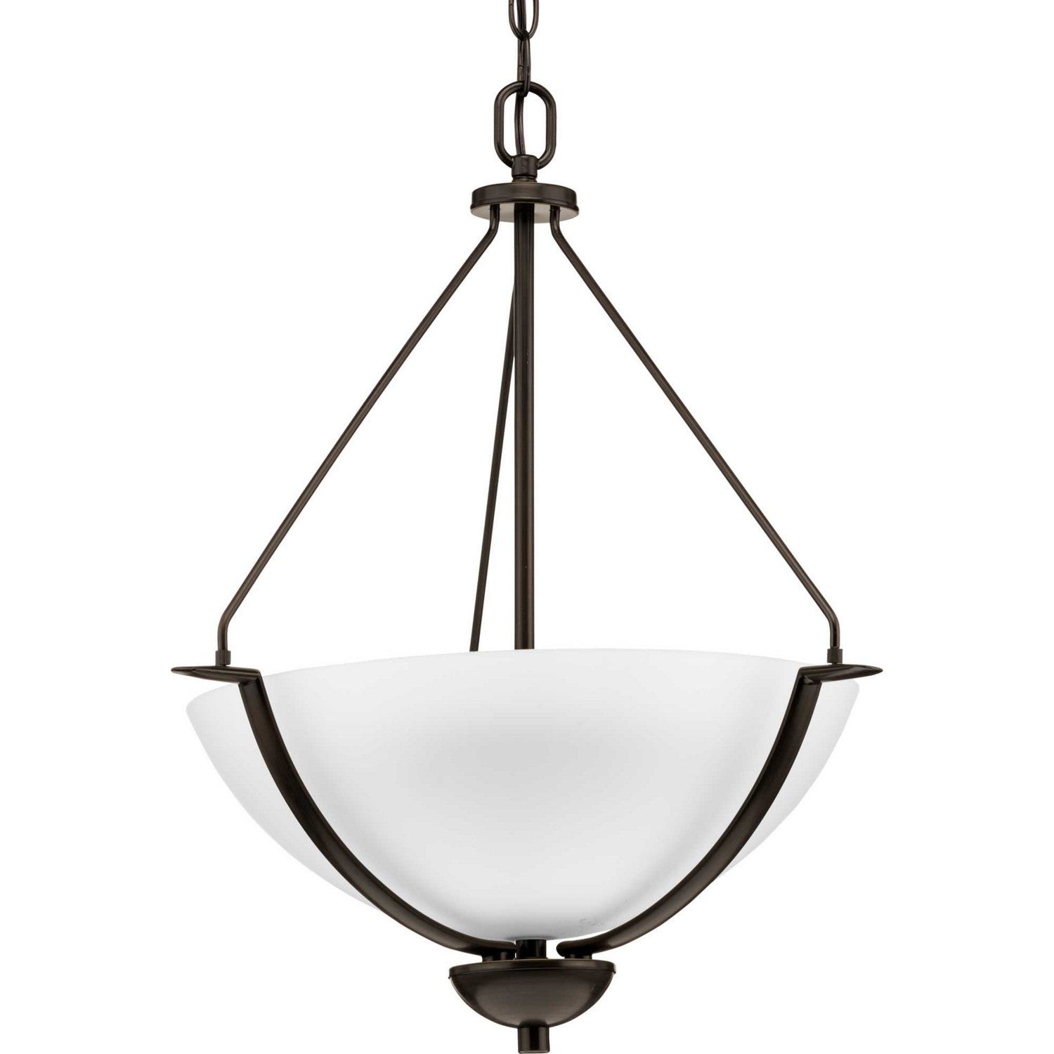 Progress Lighting - P3912-20W - Three Light Pendant - Bravo - Antique Bronze