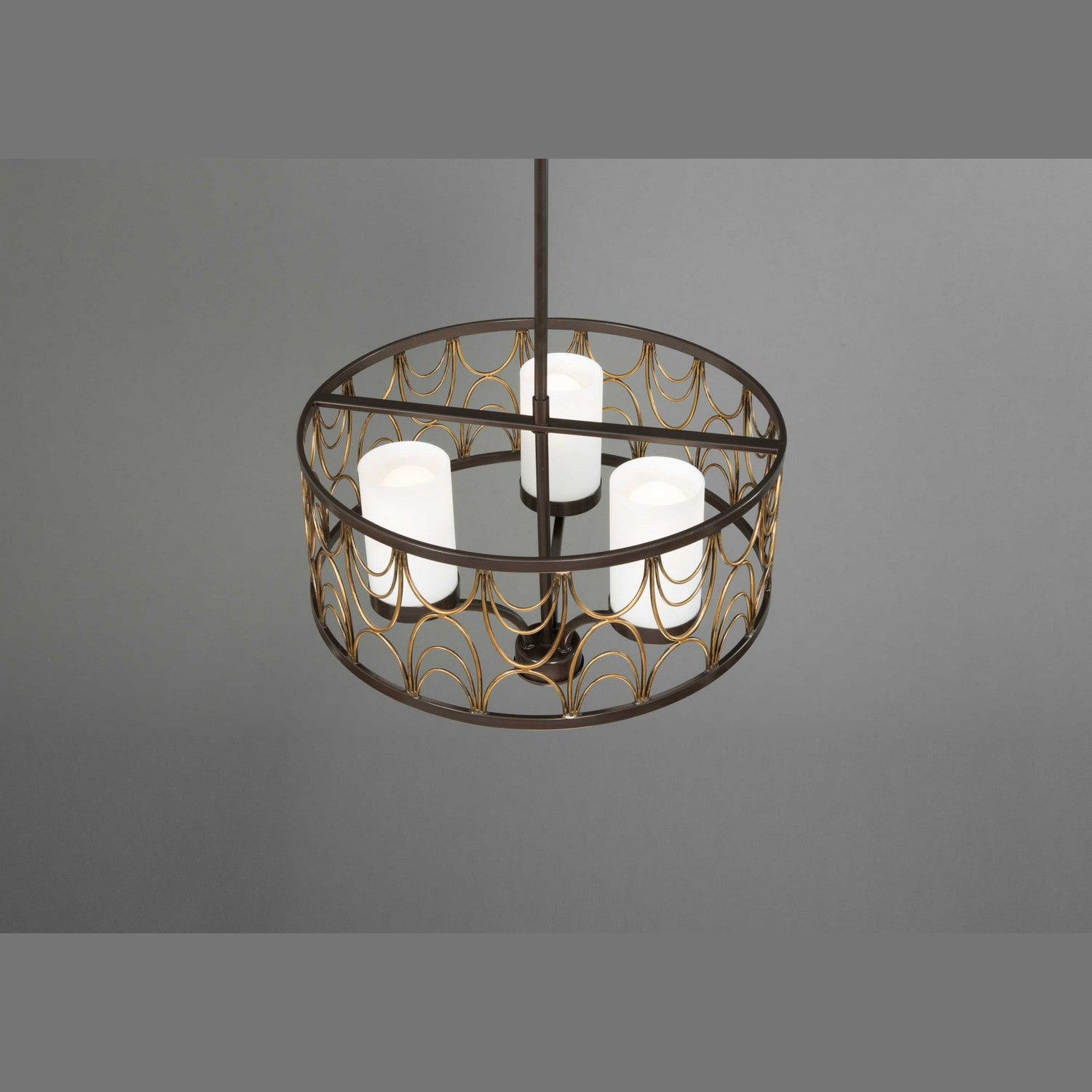 Progress Lighting - P4699-20 - Three Light Chandelier - Cirrine - Antique Bronze