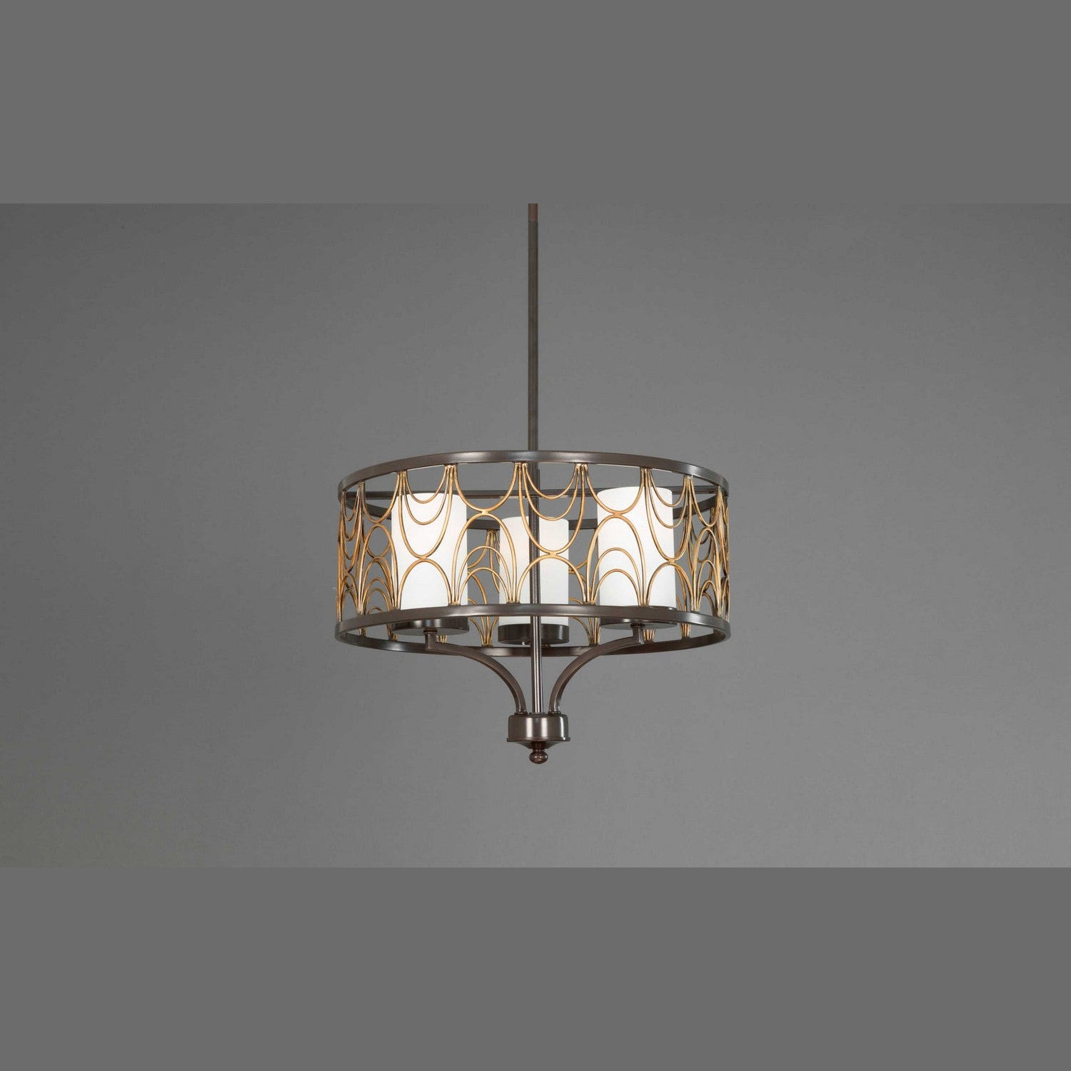 Progress Lighting - P4699-20 - Three Light Chandelier - Cirrine - Antique Bronze