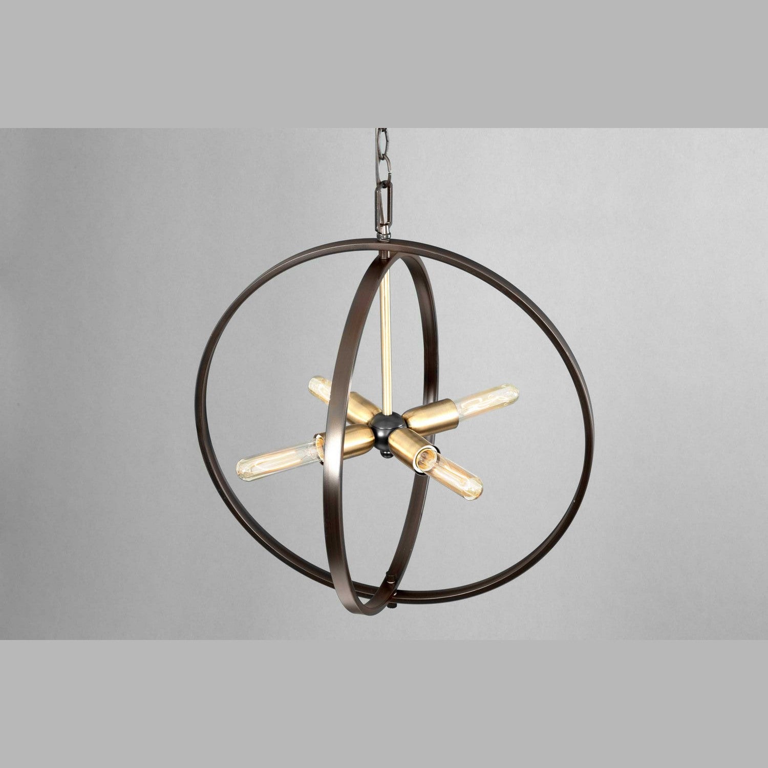 Progress Lighting - P5190-20 - Four Light Pendant - Swing - Antique Bronze