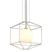 Troy Lighting - F5254 - One Light Chandelier - Silhouette - Silver Leaf