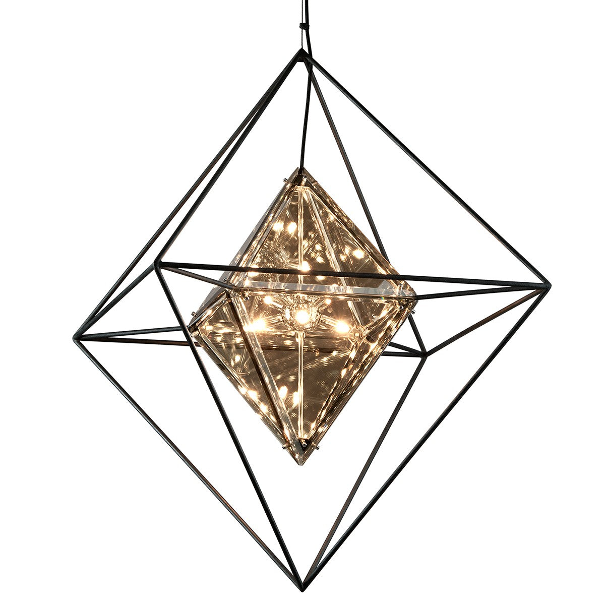 Troy Lighting - F5327-TRN - Eight Light Chandelier - Epic - Forged Iron