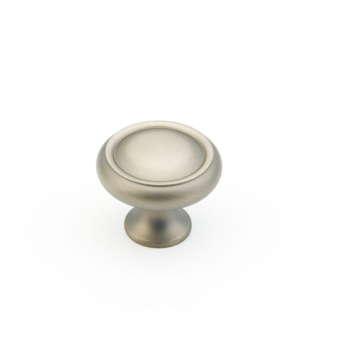 2 Pack5 - Traditional Designs 1-1/4" Rimmed Round Mushroom Solid Brass Cabinet Knobs