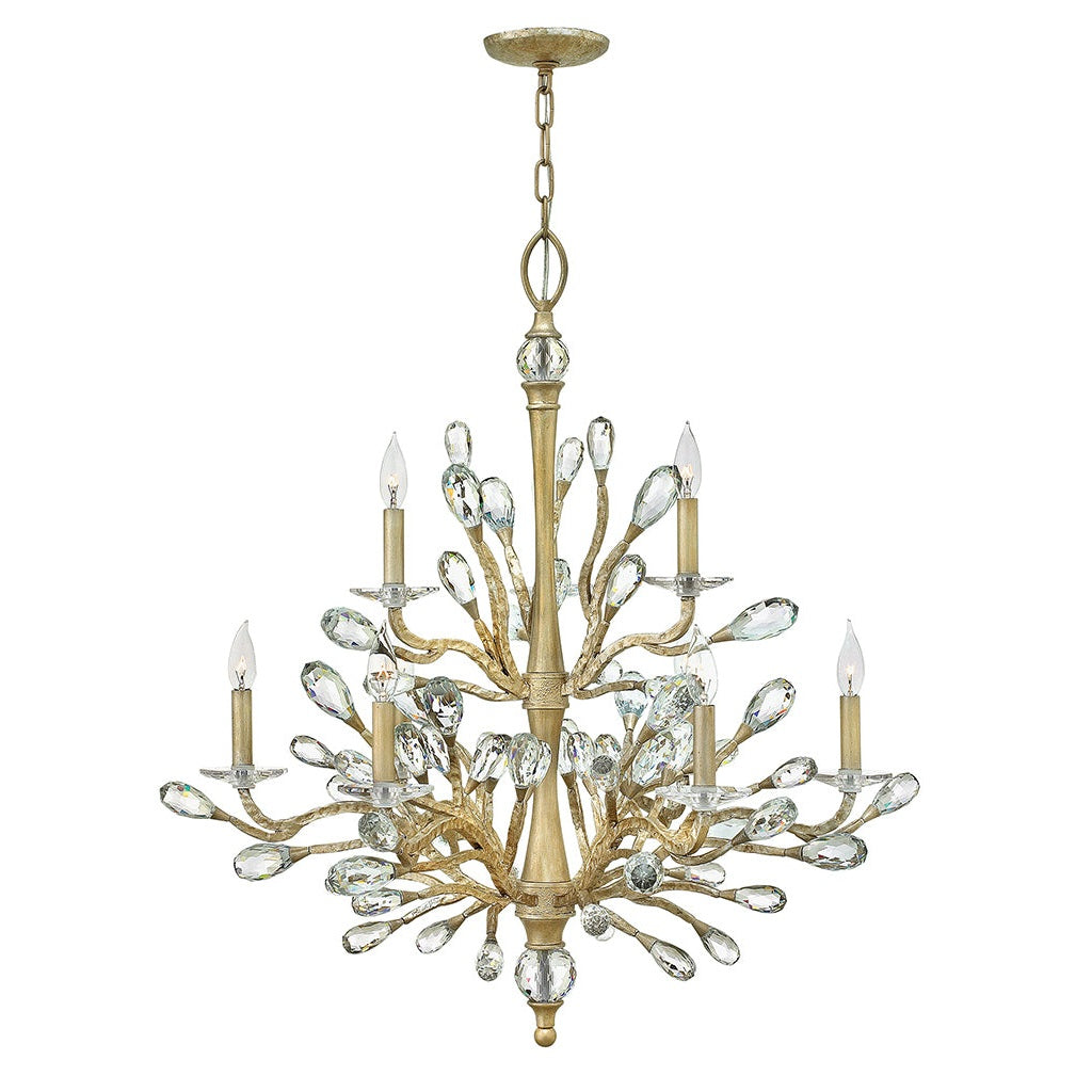 Fredrick Ramond - FR46809CPG - LED Chandelier - Eve - Champagne Gold