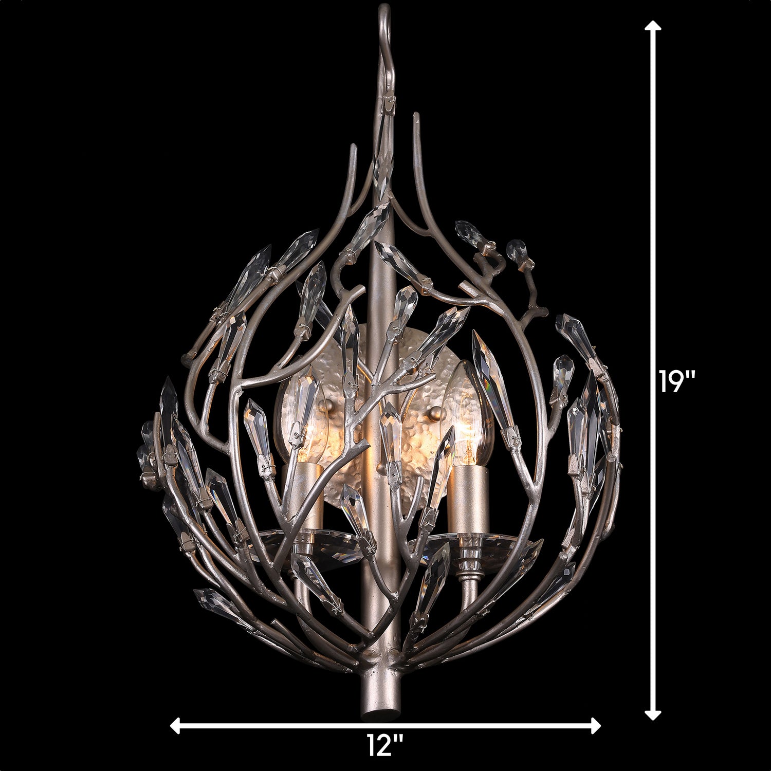 Varaluz - 271K02GD - Two Light Wall Sconce - Bask - Gold Dust