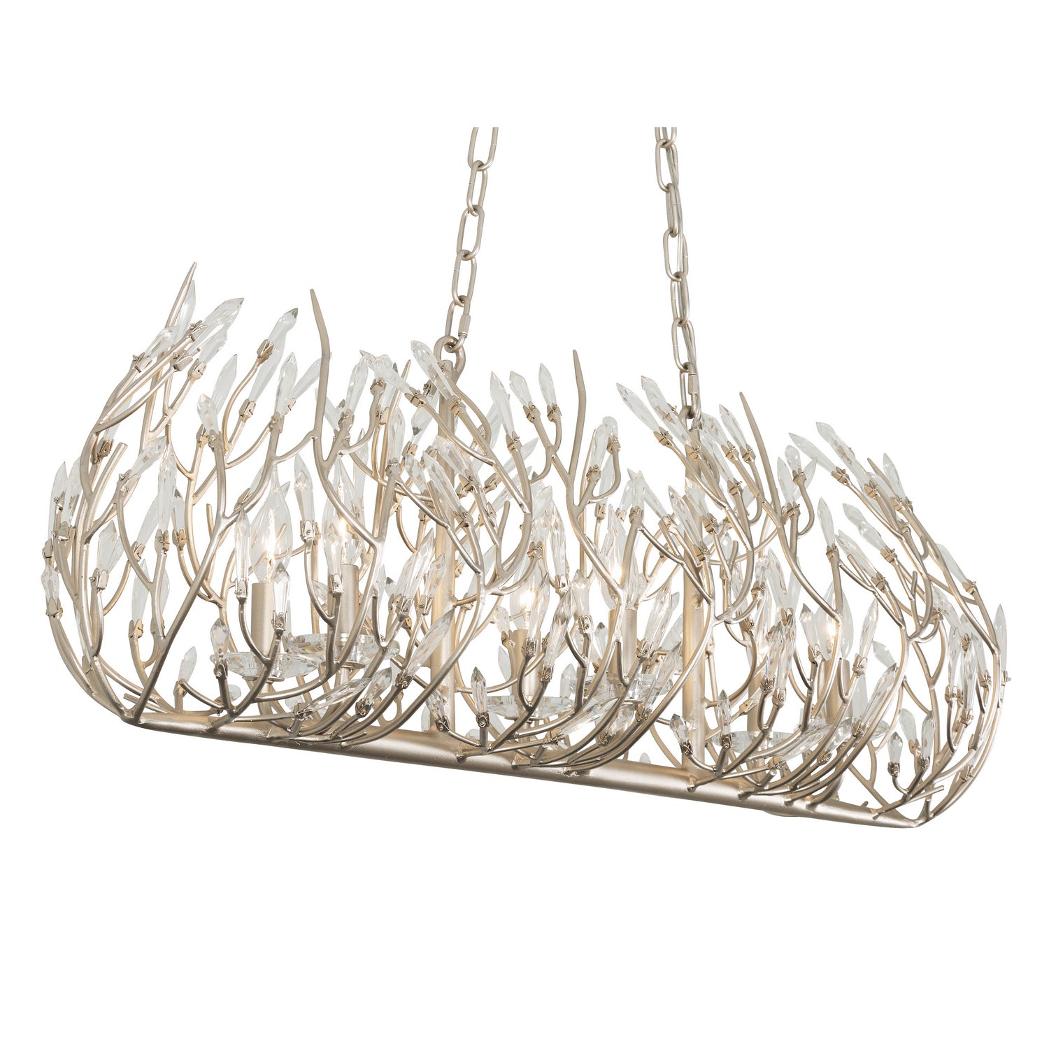 Varaluz - 271N06GD - Six Light Linear Pendant - Bask - Gold Dust