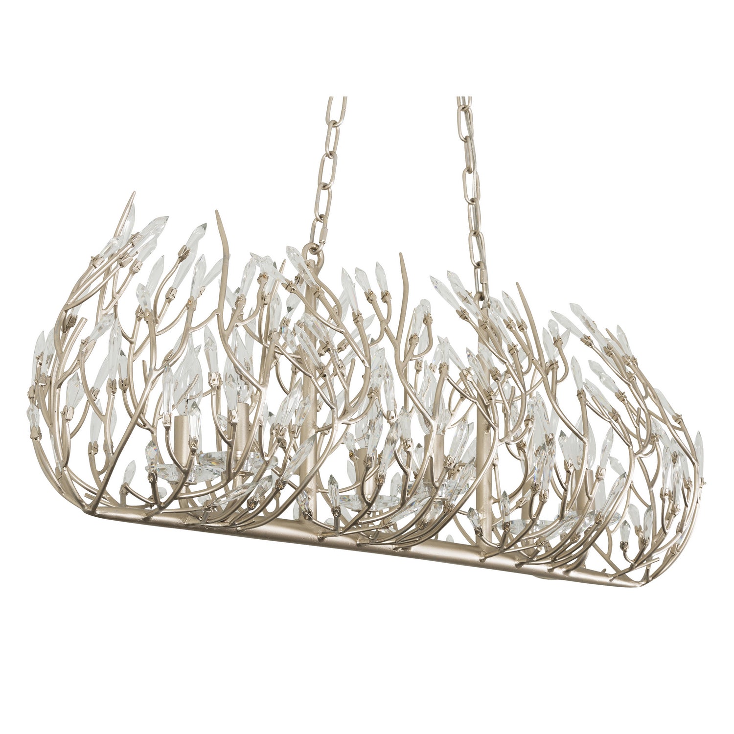 Varaluz - 271N06GD - Six Light Linear Pendant - Bask - Gold Dust