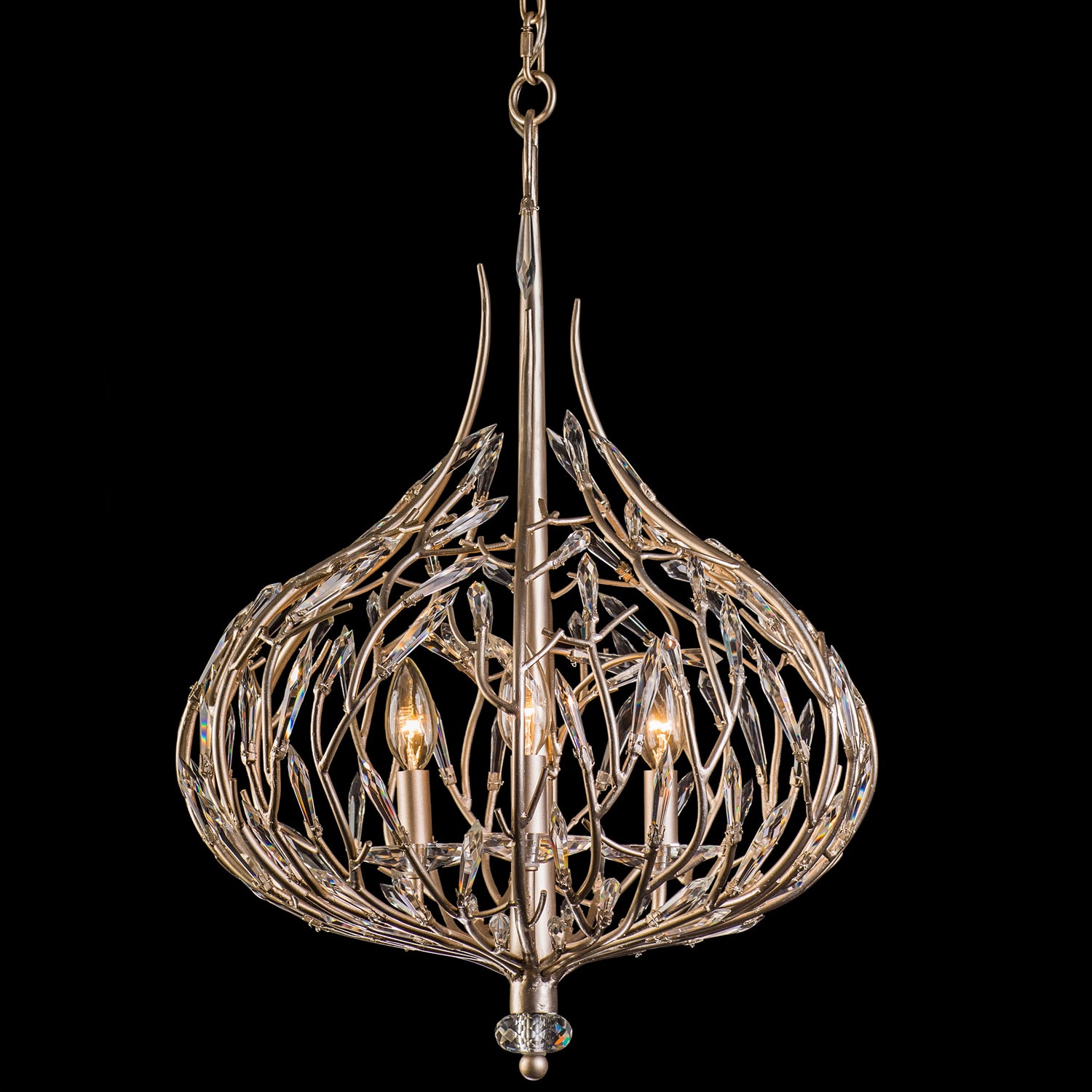 Varaluz - 271P03GD - Three Light Pendant - Bask - Gold Dust