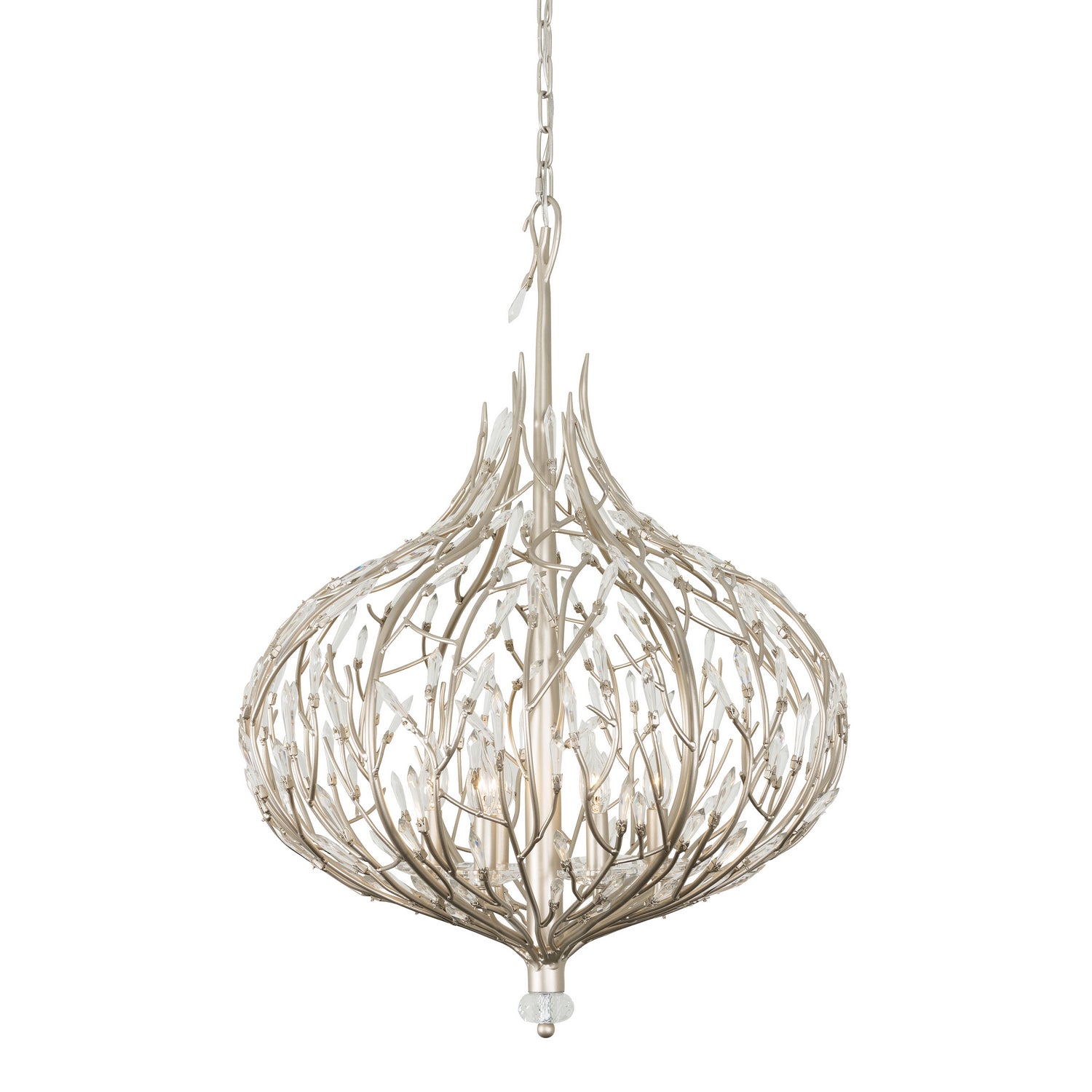 Varaluz - 271P06GD - Six Light Pendant - Bask - Gold Dust