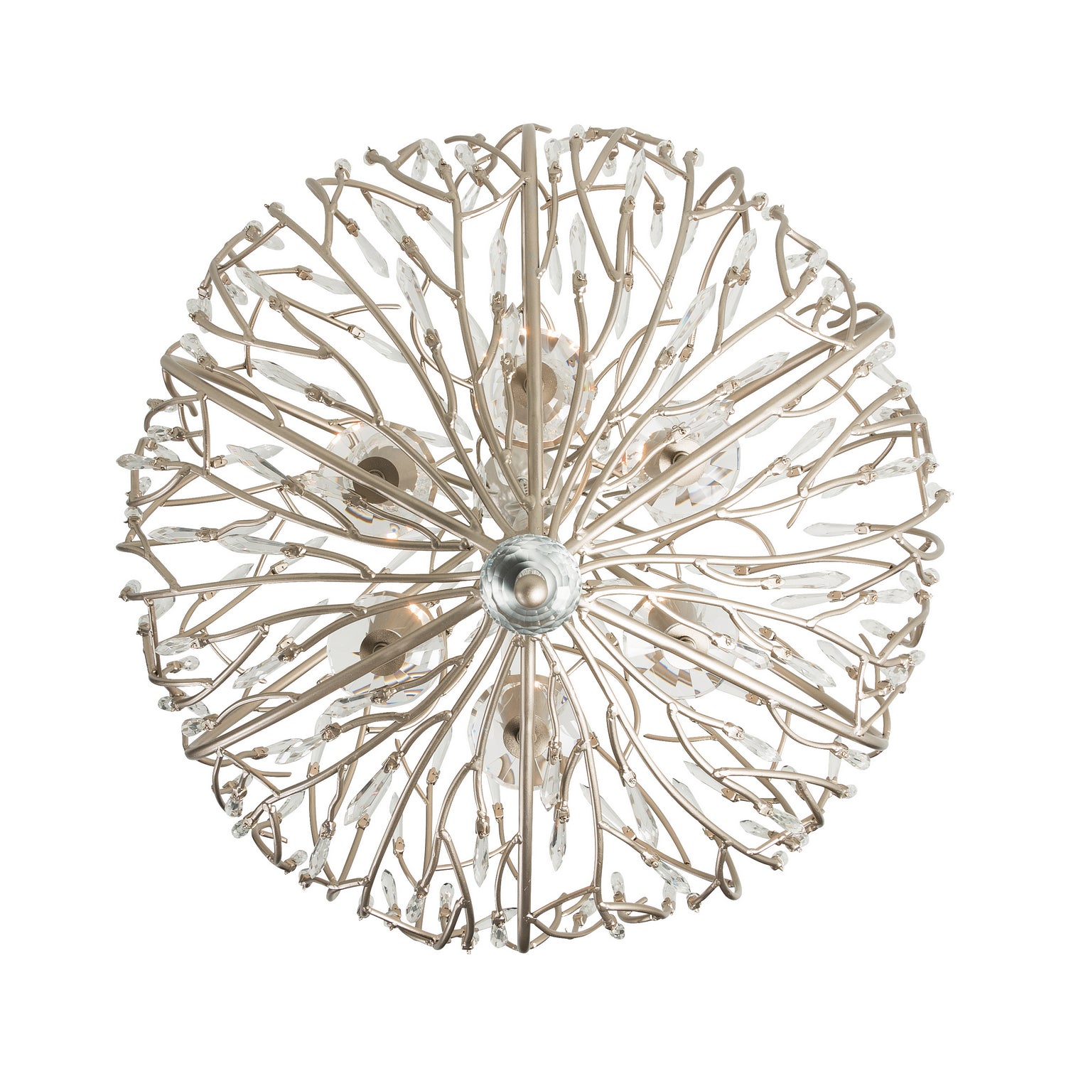 Varaluz - 271P06GD - Six Light Pendant - Bask - Gold Dust