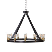 Uttermost - 21280 - 12 Light Chandelier - Marlow - Dark Antique Bronze /Weathered Bronze
