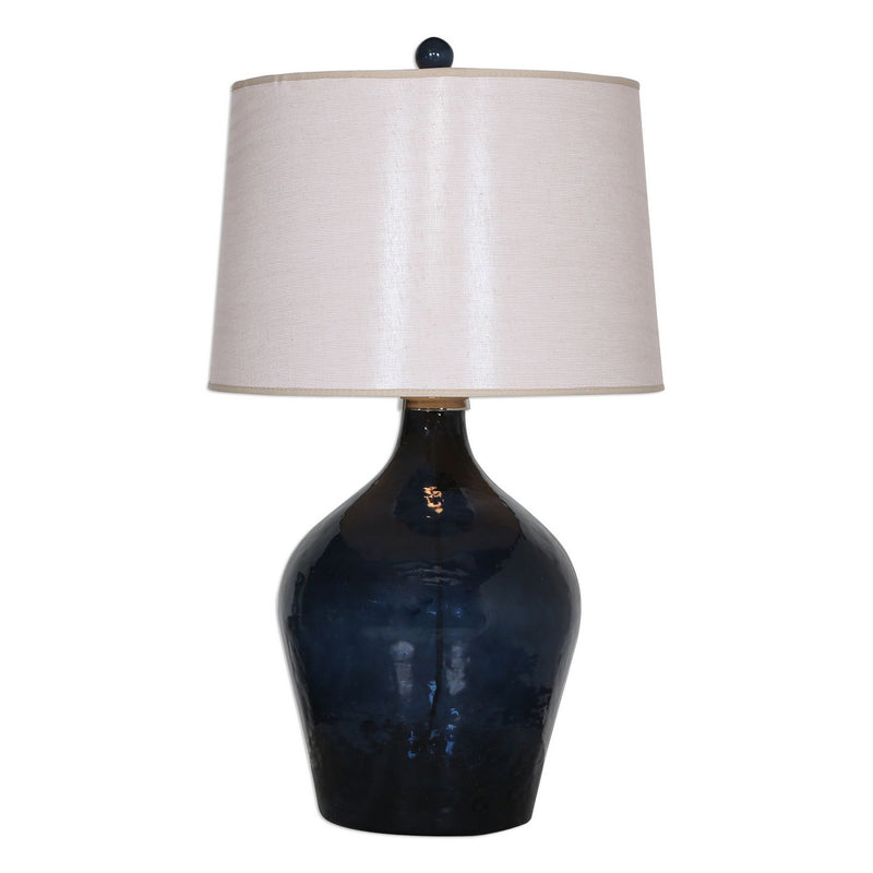 Uttermost - 27104 - One Light Table Lamp - Lamone - Polished Nickel