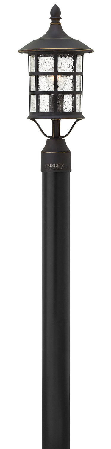 Hinkley - 1807OZ - LED Post Top or Pier Mount Lantern - Freeport - Oil Rubbed Bronze