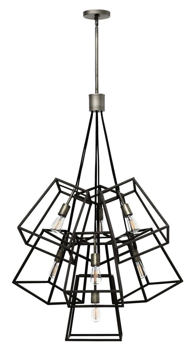 Hinkley - 3357DZ - LED Chandelier - Fulton - Aged Zinc