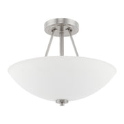 Capital Lighting - 218921BN - Two Light Dual Mount Semi Flush/Pendant - Stewart - Brushed Nickel
