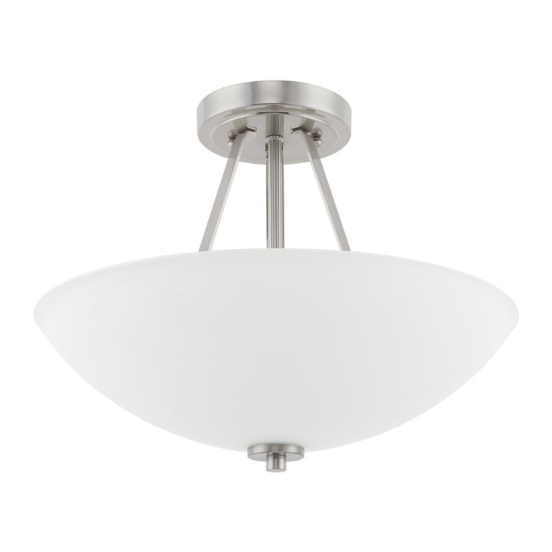 Capital Lighting - 218921BN - Two Light Dual Mount Semi Flush/Pendant - Stewart - Brushed Nickel