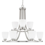 Capital Lighting - 414391BN-333 - Nine Light Chandelier - Jameson - Brushed Nickel