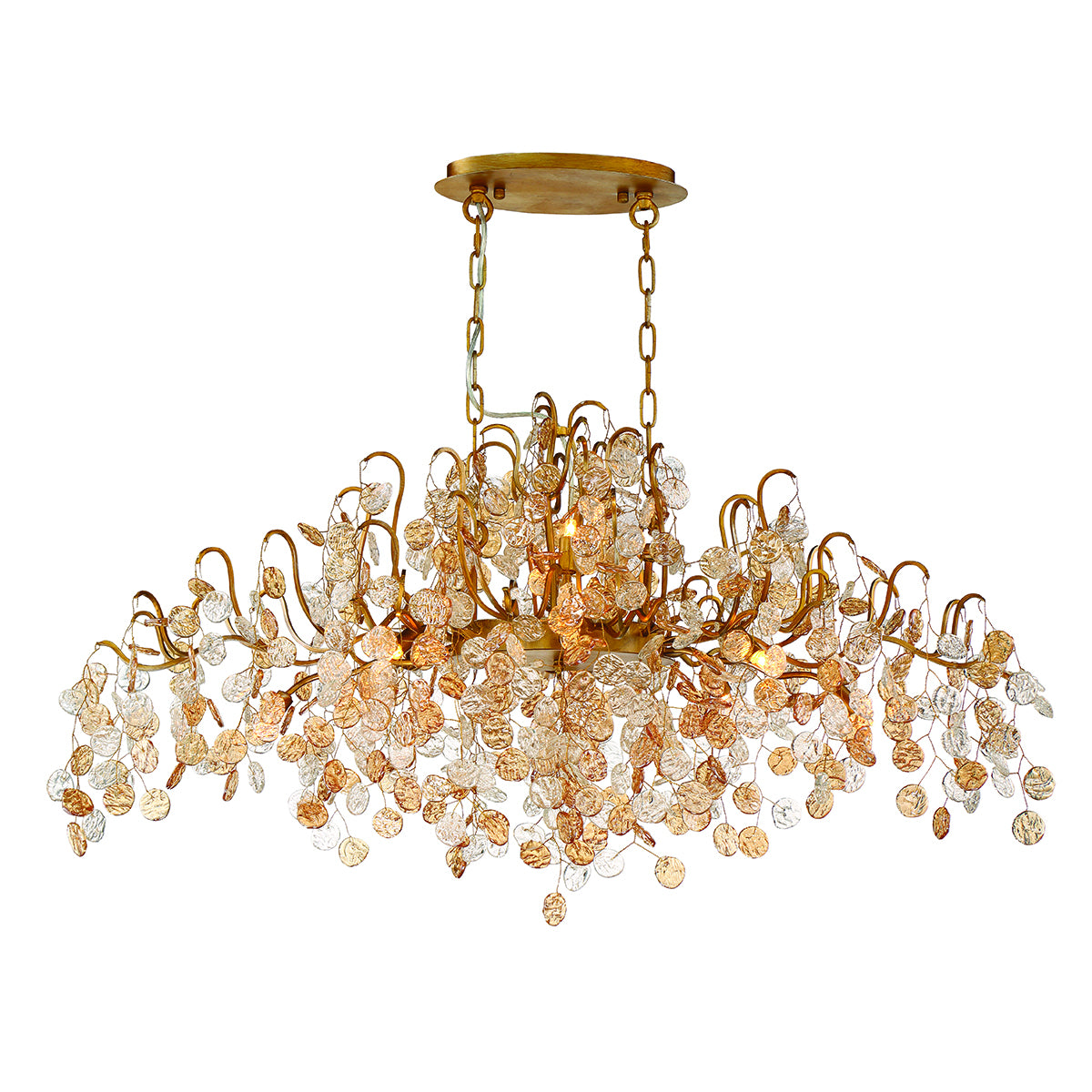 Eurofase - 29061-013 - Ten Light Chandelier - Campobasso - Gold