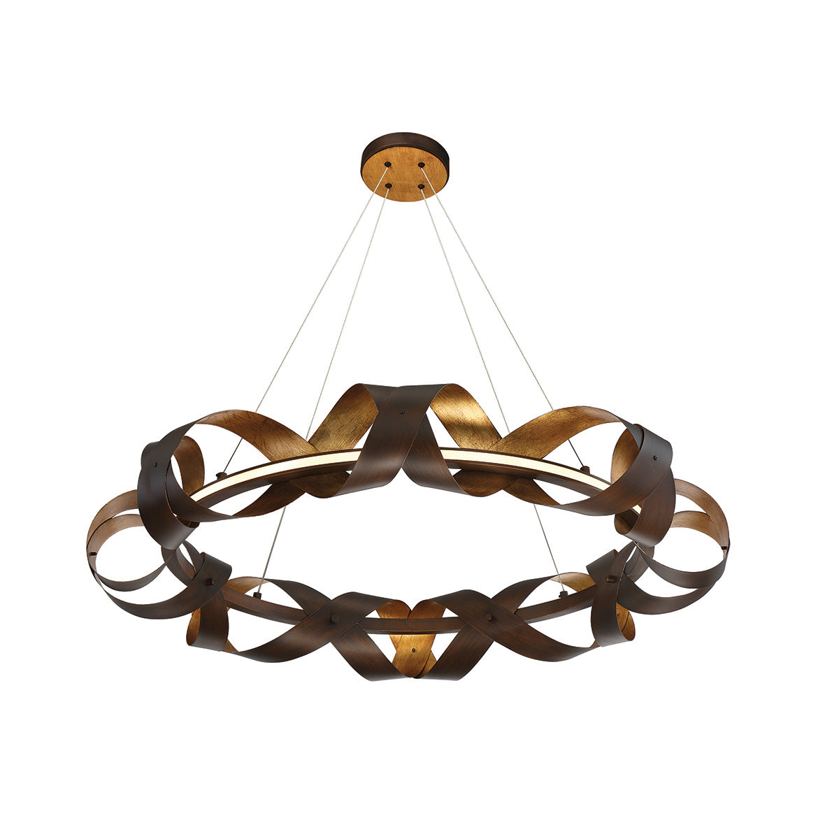 Eurofase - 30080-010 - LED Chandelier - Banderia - Bronze-Gold