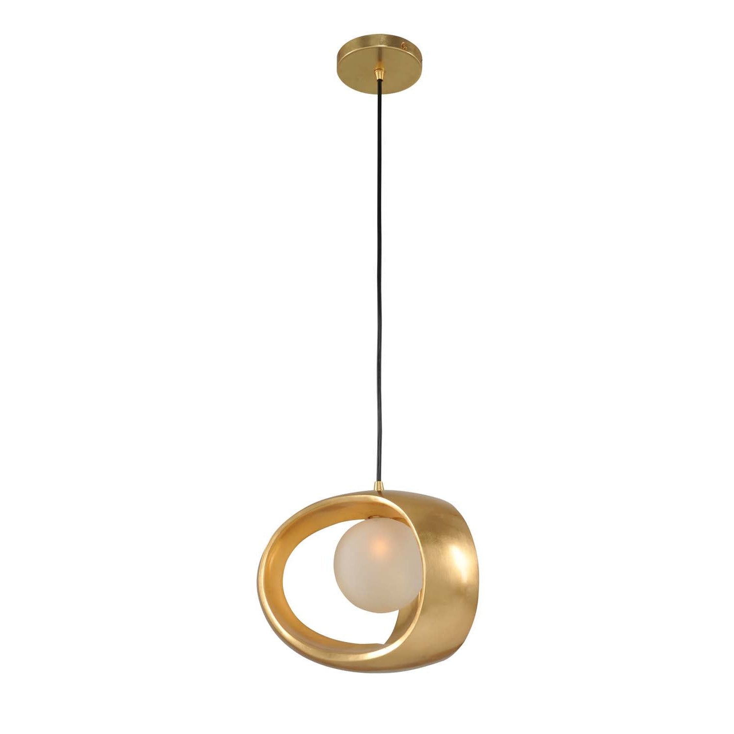 Kalco - 302350GL - LED Mini Pendant - Calistoga - Gold Leaf