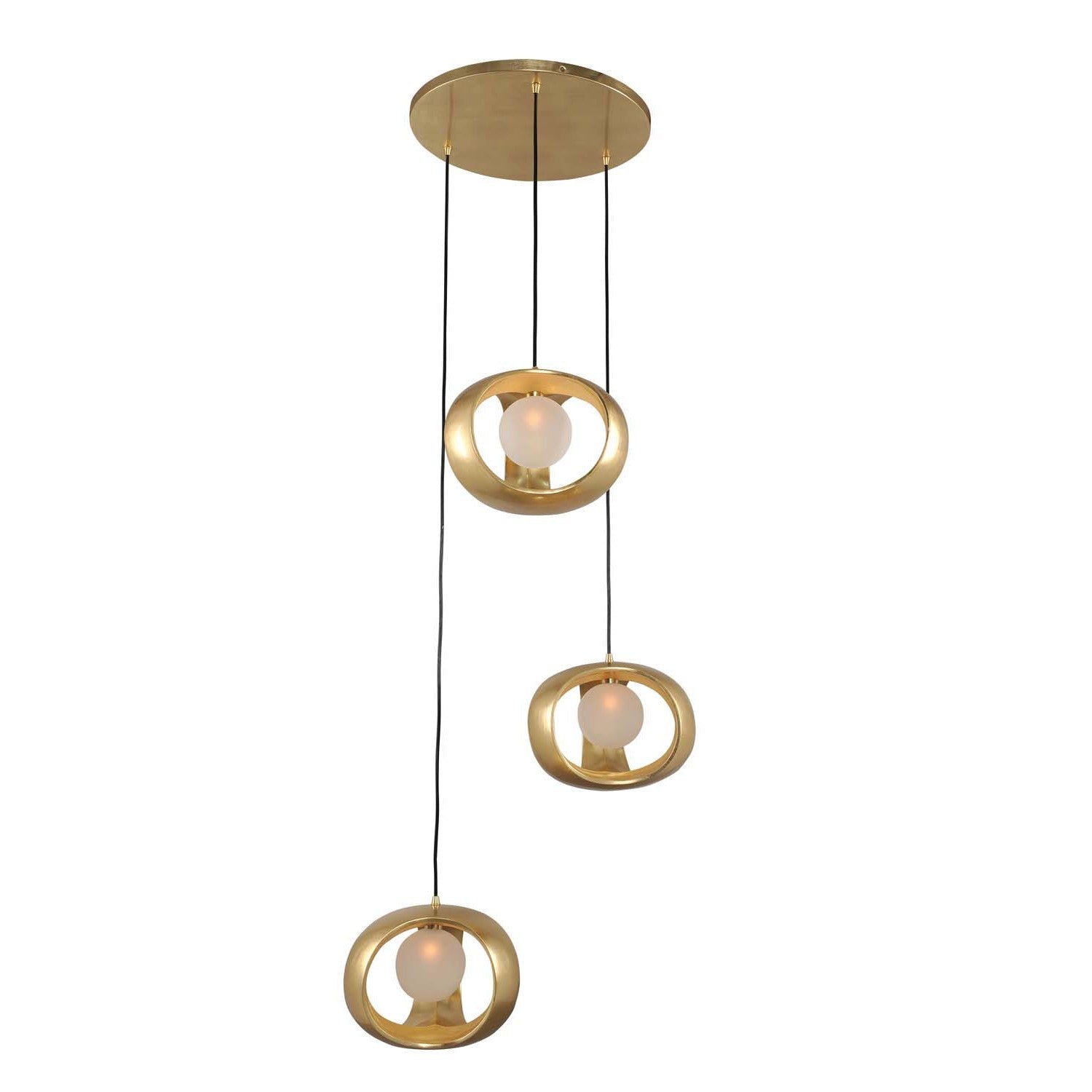 Kalco - 302351GL - LED Pendant - Calistoga - Gold Leaf