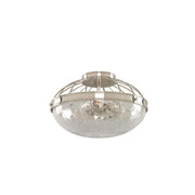Kalco - 311341PN - Three Light Flush Mount - Montauk - Polished Nickel