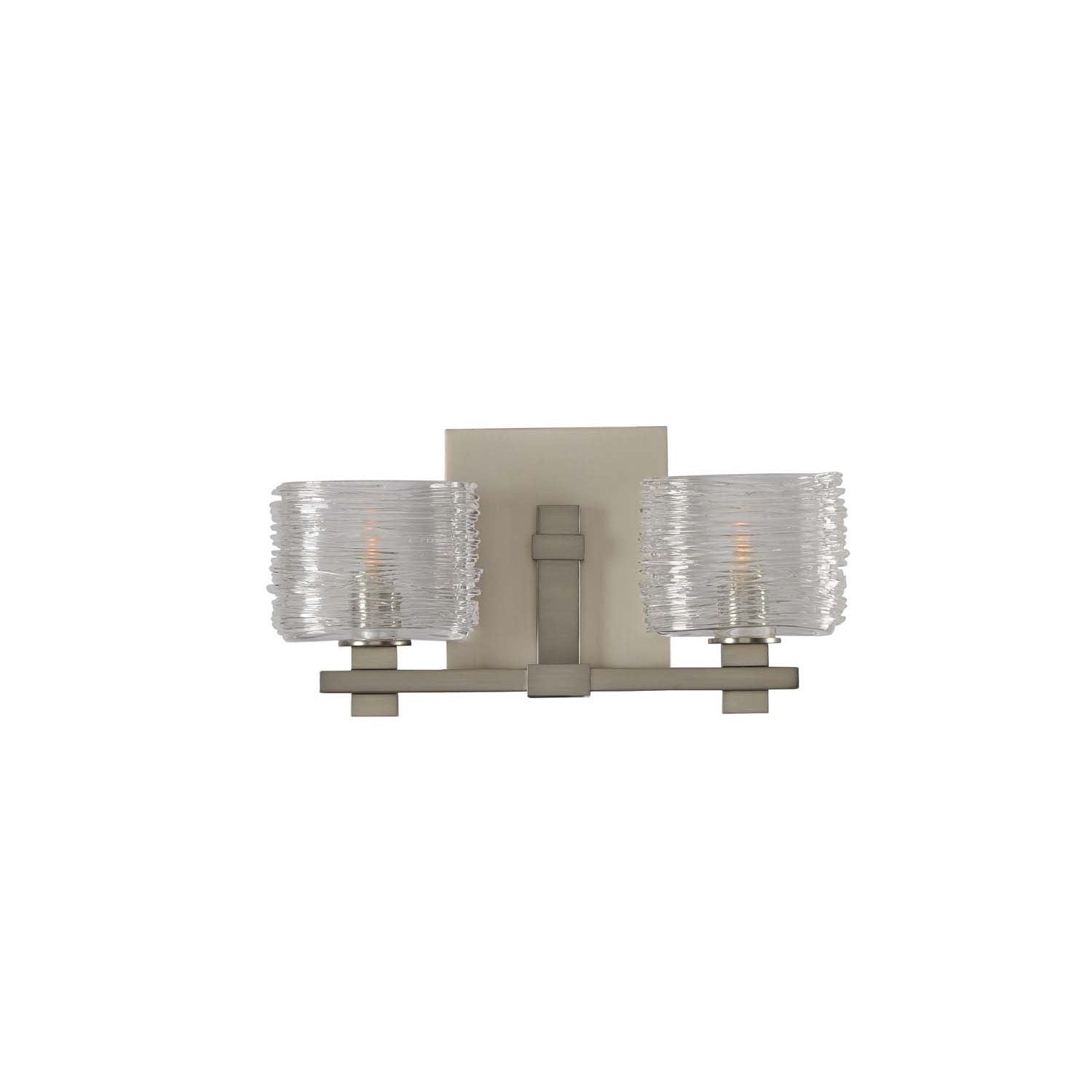 Kalco - 312132SN - LED Bath - Clearwater - Satin Nickel