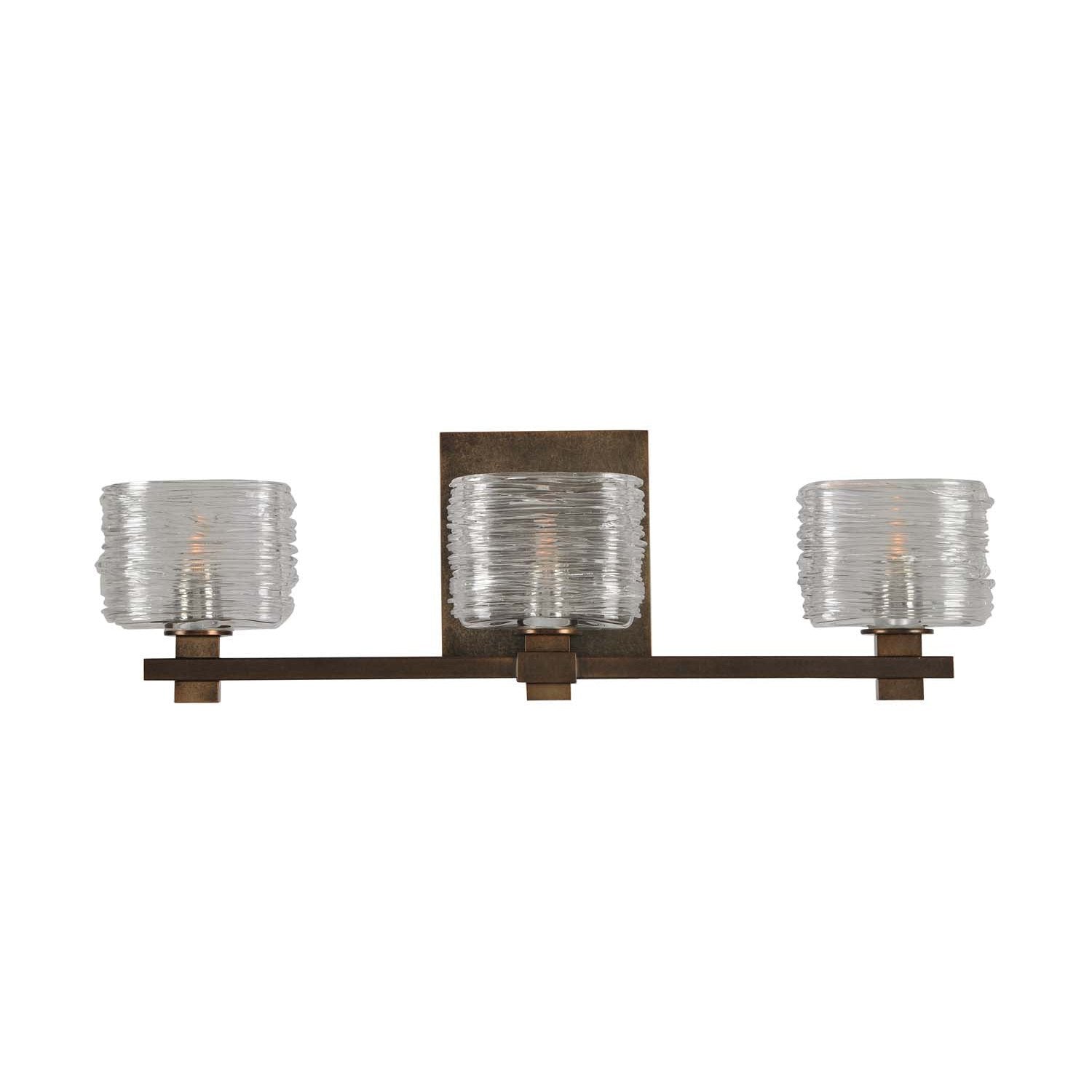 Kalco - 312133VBZ - LED Bath - Clearwater - Vintage Bronze