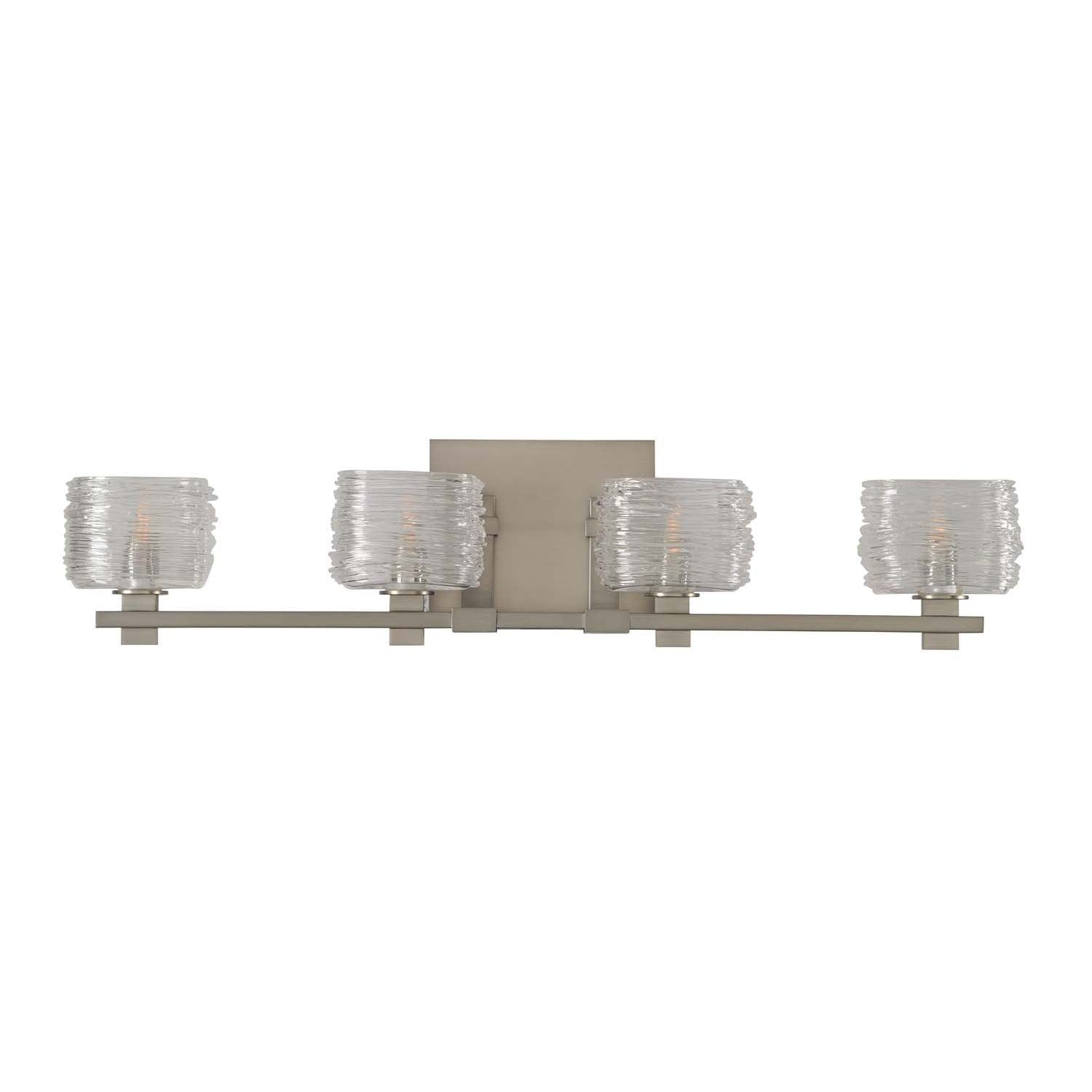 Kalco - 312134SN - LED Bath - Clearwater - Satin Nickel