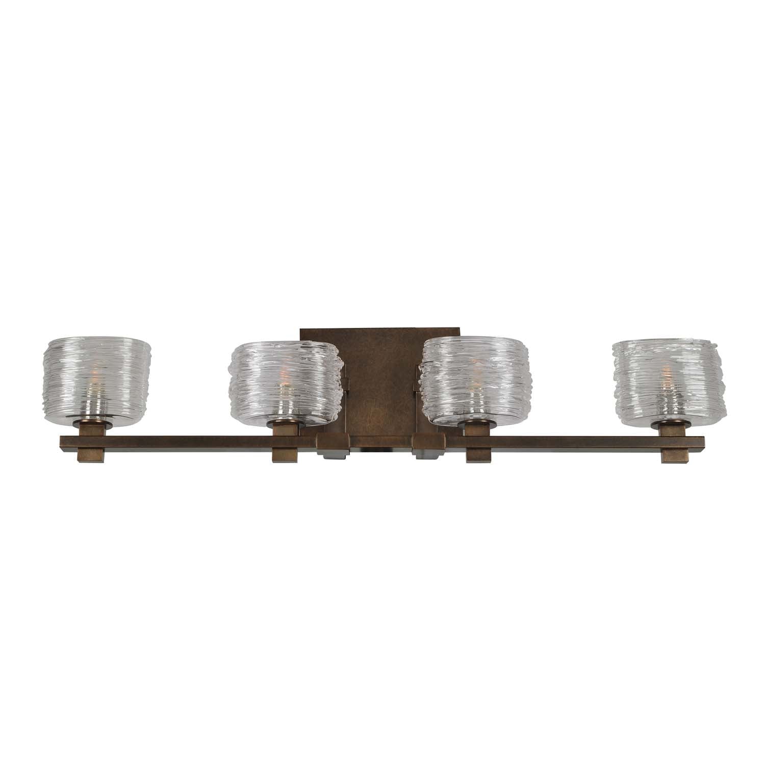 Kalco - 312134VBZ - LED Bath - Clearwater - Vintage Bronze