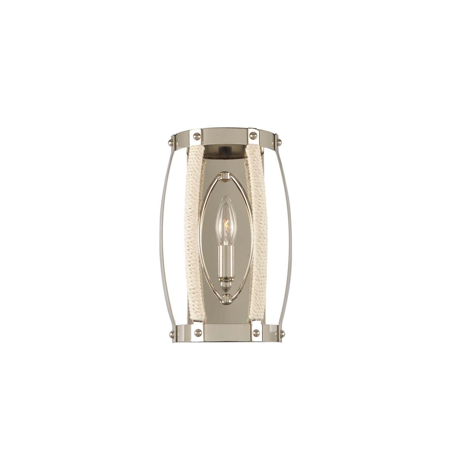 Kalco - 312520PN - One Light Wall Sconce - Bradbury - Polished Nickel