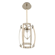 Kalco - 312550PN - One Light Mini Pendant - Bradbury - Polished Nickel