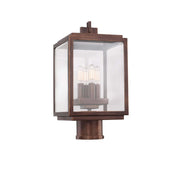 Kalco - 403800CP - Four Light Post - Pier Mount - Chester Outdoor - Copper Patina