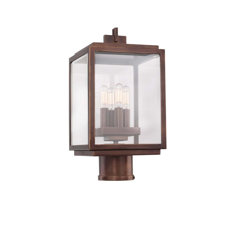Kalco - 403800CP - Four Light Post - Pier Mount - Chester Outdoor - Copper Patina