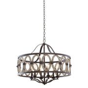 Kalco - 500251FG - Six Light Pendant - Belmont - Florence Gold