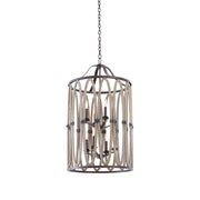 Kalco - 500253FG - Eight Light Foyer Pendant - Belmont - Florence Gold
