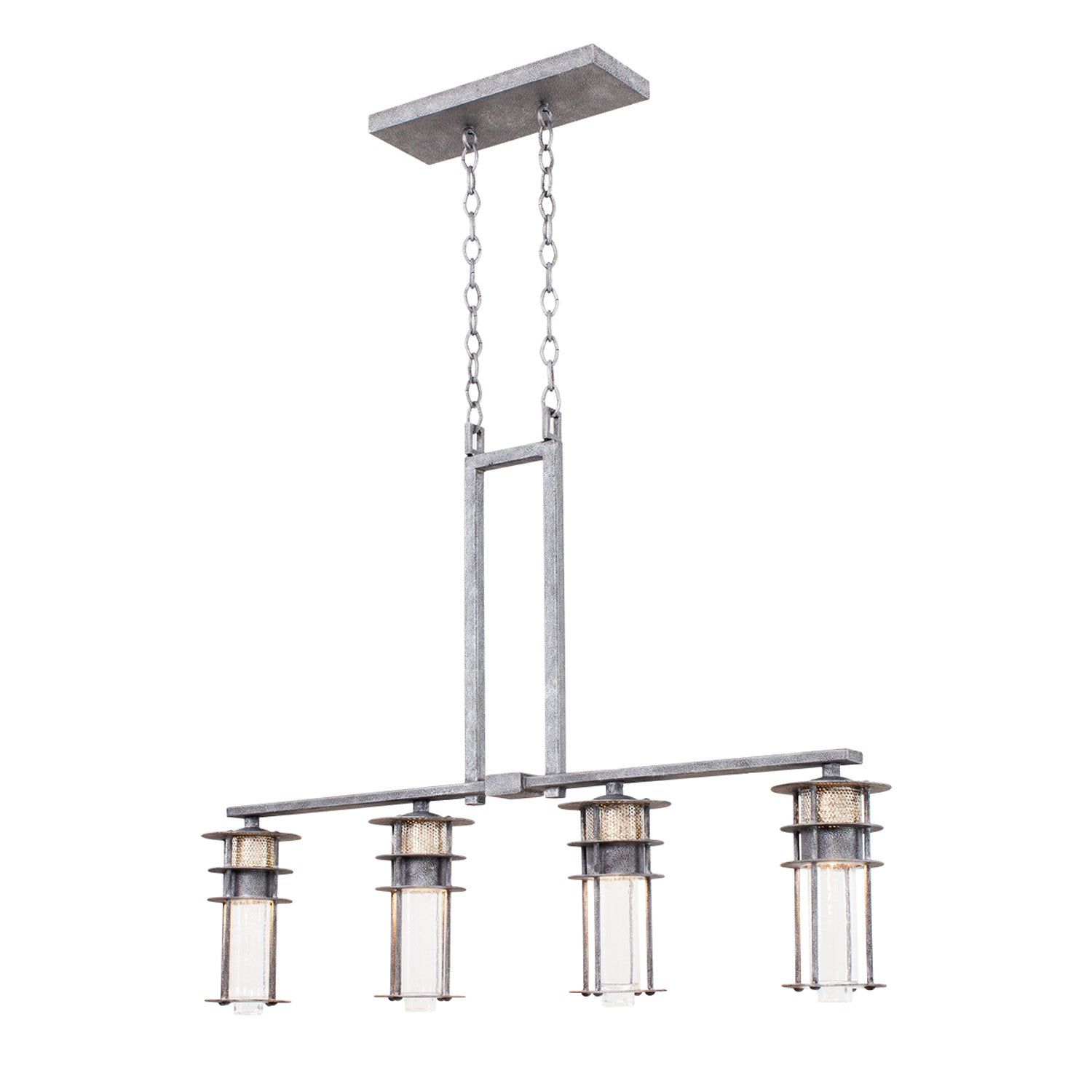 Kalco - 7295RI - LED Island Pendant - Anchorage - Rugged Iron