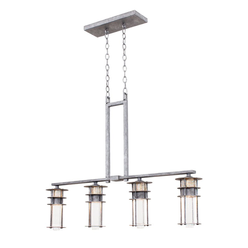 Kalco - 7295RI - LED Island Pendant - Anchorage - Rugged Iron
